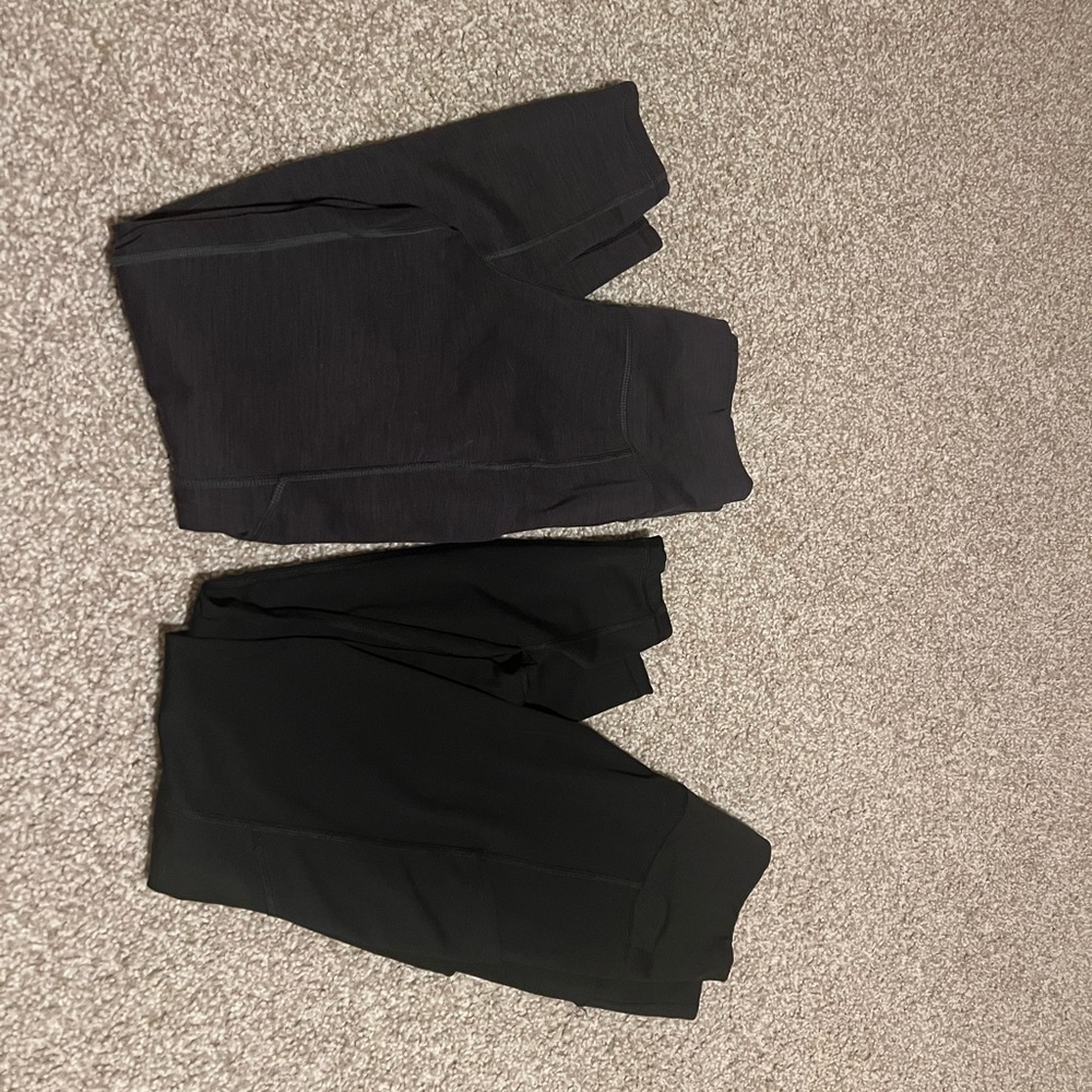 American Eagle Women’s Pocket Black and Gray Leggings